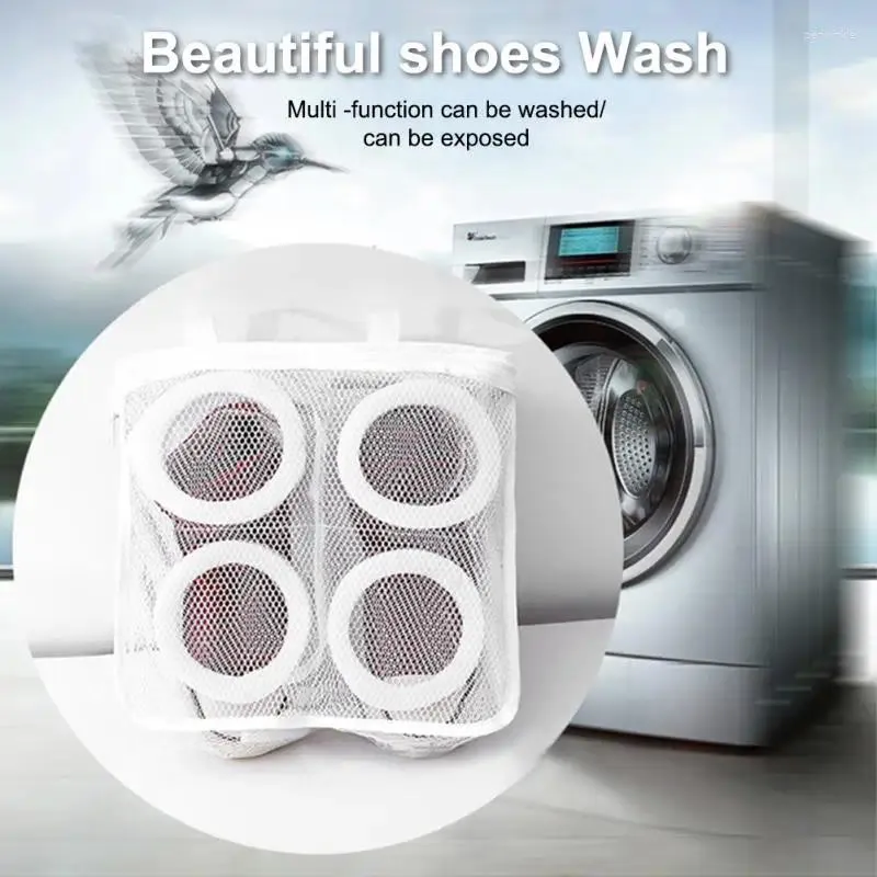 Torby pralniowe Buty Buty Organizator do przenośnego prania z siatki buty