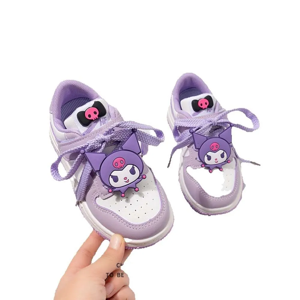 Kuromi Cute Cartoon Sneakers: Autumn Kids' Casual Shoes Stylish Little  White Shoes for Big Girls, Comfortable Walking Shoes, Hot Sale!