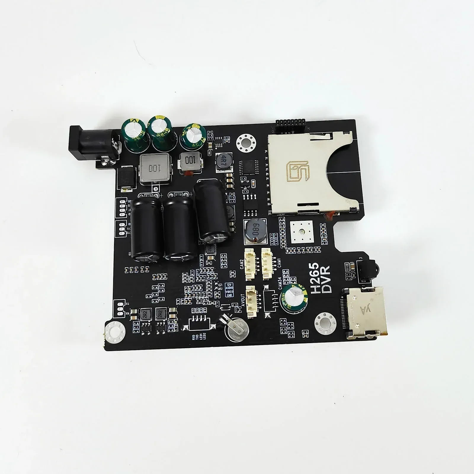 Direto da fábrica 2CH AHD DVR PCB Board HD1080P 2 canais mini dvr móvel carro caminhão veículo placa de gravação dvr com controle remoto