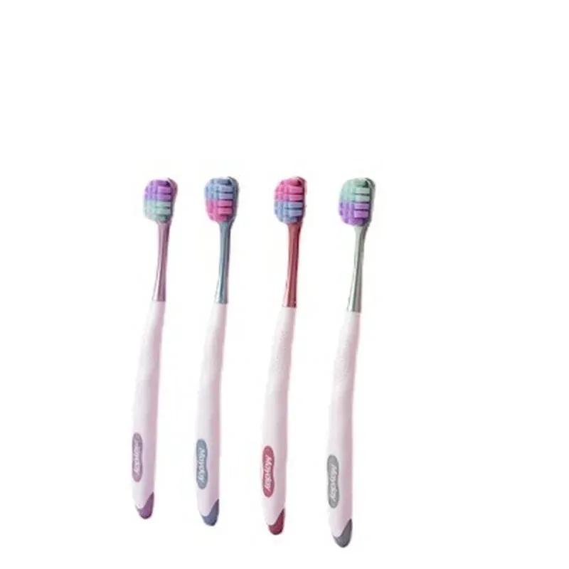 Nuevo 2024 5pcs Ceprush de dientes Versión juvenil mejor alambre de cepillo 4 colores para las encías de la limpieza diariamente cuidados orales cepillo de dientes - para un mejor cable de cepillo -