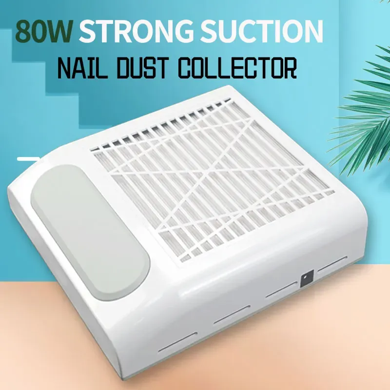 Kits Nail Suction Dust Collector Strong Power Vacuum Cleaner for Manicure Professional Nail Art Tool Vacuum Cleaner for Nail