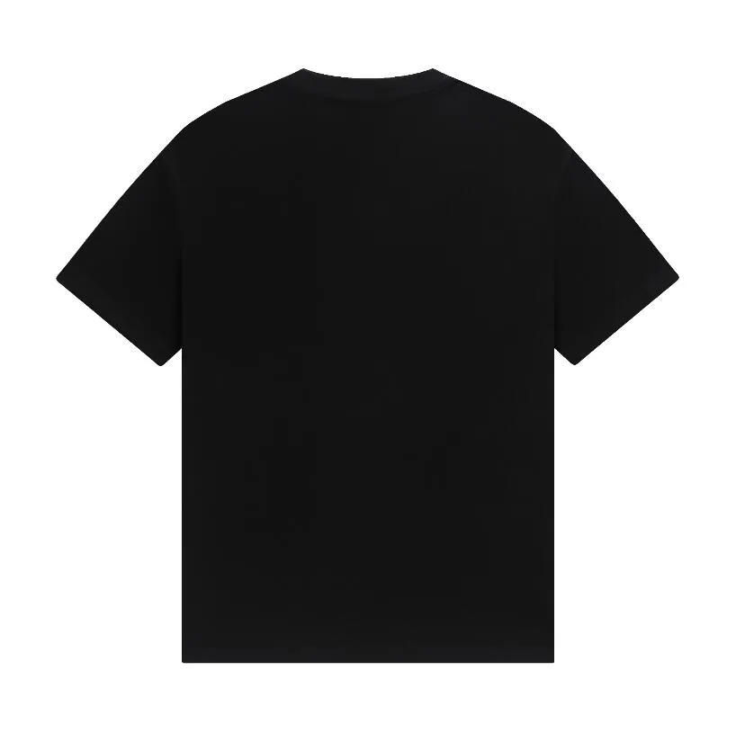 Camisetas para hombres 24ss Hombres Mujeres Camisetas de diseño Logotipo de bordado de letras Tops de manga corta Camisa de pareja suelta de algodón