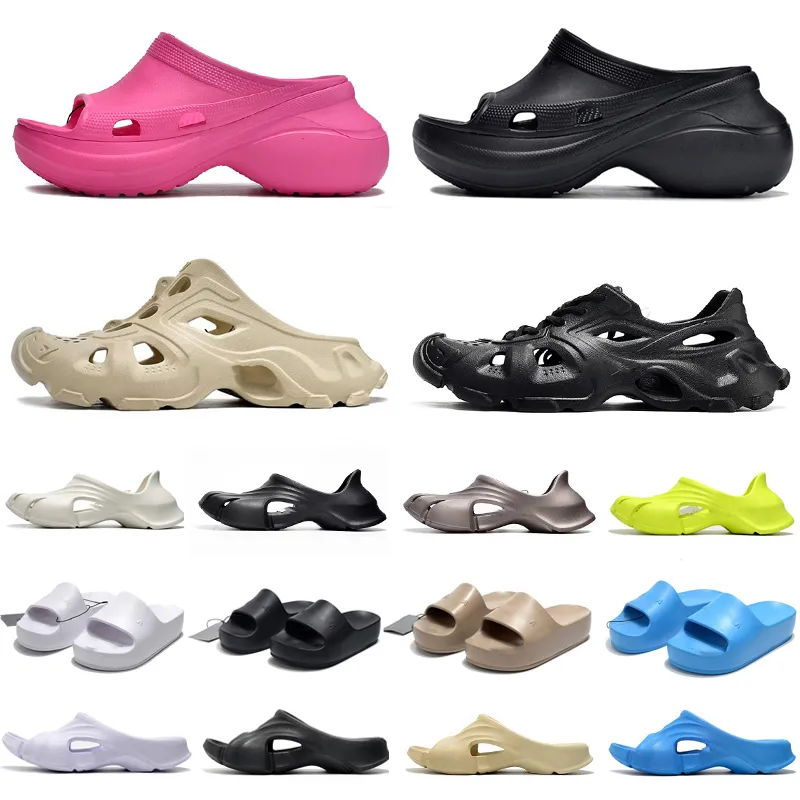 2024 Men Women Designer Sandals Slippers Slides Summer Black White Sail Sliver Grey Beige Blue Pink Yellow Flat Flip Flops Mens Rubber Beach Outdoor Slipper Scuffs