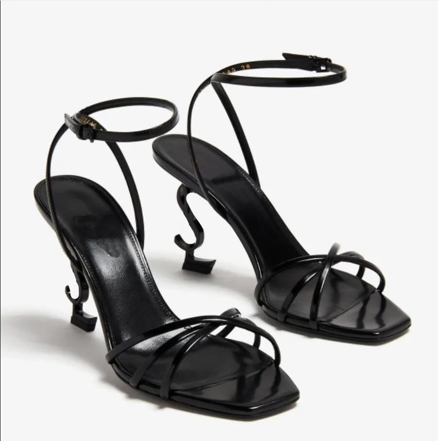 Saashi Women's Luxury Leather High-Heel Sandals, a Fashion Open-Toe Platform Slipper