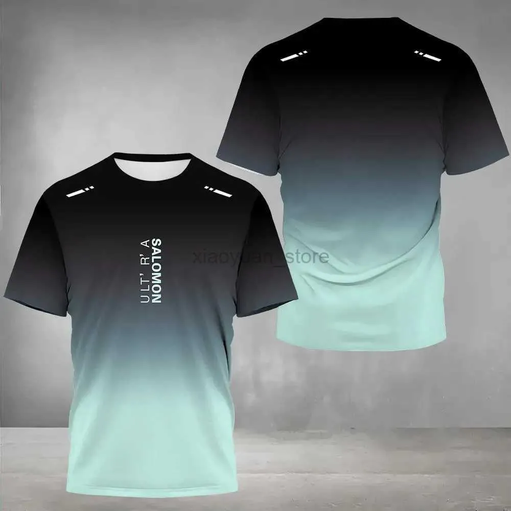 Heren T-shirts Heren Badminton Tops Sneldrogend Heren T-shirt met korte mouwen Sportshirt Outdoor Casual Ademend Hardloopkleding 240319