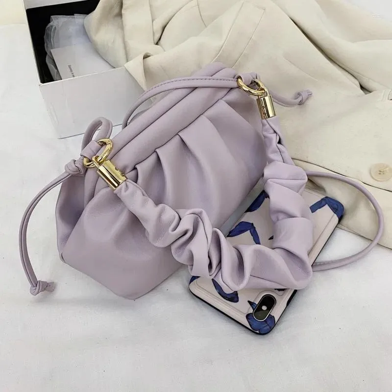Fourre-tout mode petit sac à main Design sac à bandoulière Grils voyage couleur unie doux en cuir PU sacs à bandoulière pour les femmes