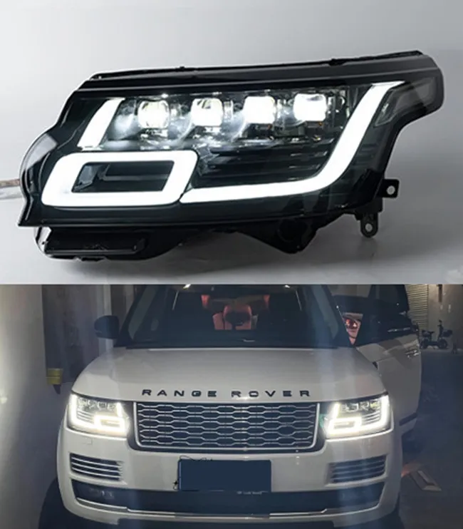 Phare LED pour Land Rover Range Rover Sport/phare de jour exécutif 2013-2017 DRL clignotant feux de route lentille de projecteur