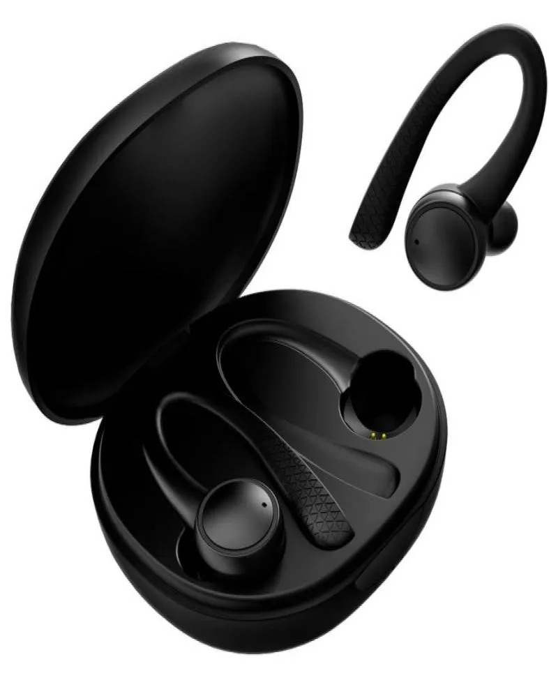T7 Pro casque casque sans fil crochet d'oreille casque de sport TWS Bluetooth 50 écouteurs EarHook en cours d'exécution écouteurs stéréo avec MIC8829271