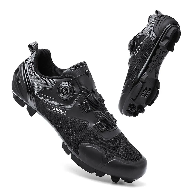 Skor pro cykelskor mtb mens väg platt hastighet skor herr rutt skor cykel race cleats kvinnor cykel vandring shoesspd mtb skor