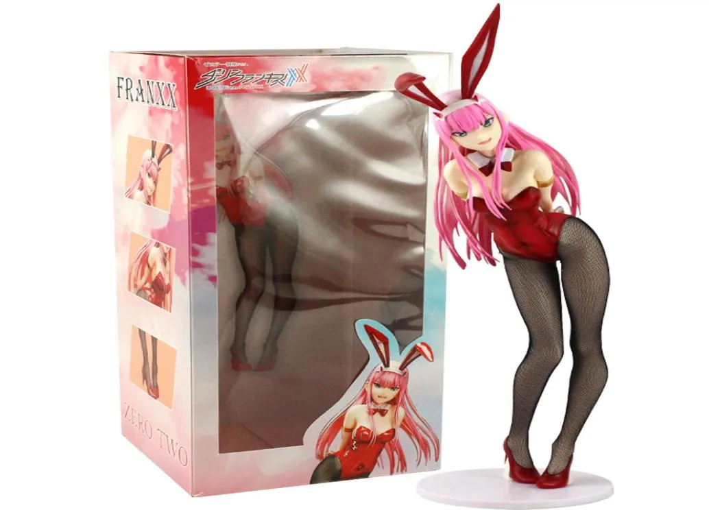 Статуя аниме «Дорогая в FRANXX Zero Two 02 Bunny Girl», супер сексуальная огромная фигурка, модель игрушки Gift7604919