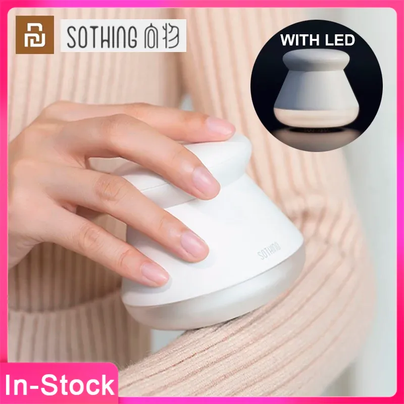 Controllo Xiaomi Youpin Sothing Lint Remover Vestiti Fuzz Pellet Trimmer Macchina con LED Carica portatile Tessuto Rasoio Vestiti Particelle