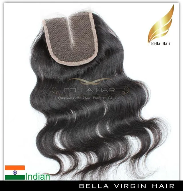 Peruaanse Vetersluiting Virgin Human Hair Extensions Middelste Deel Top Vetersluitingen 4x4 Drop Shippment Body Wave6659943