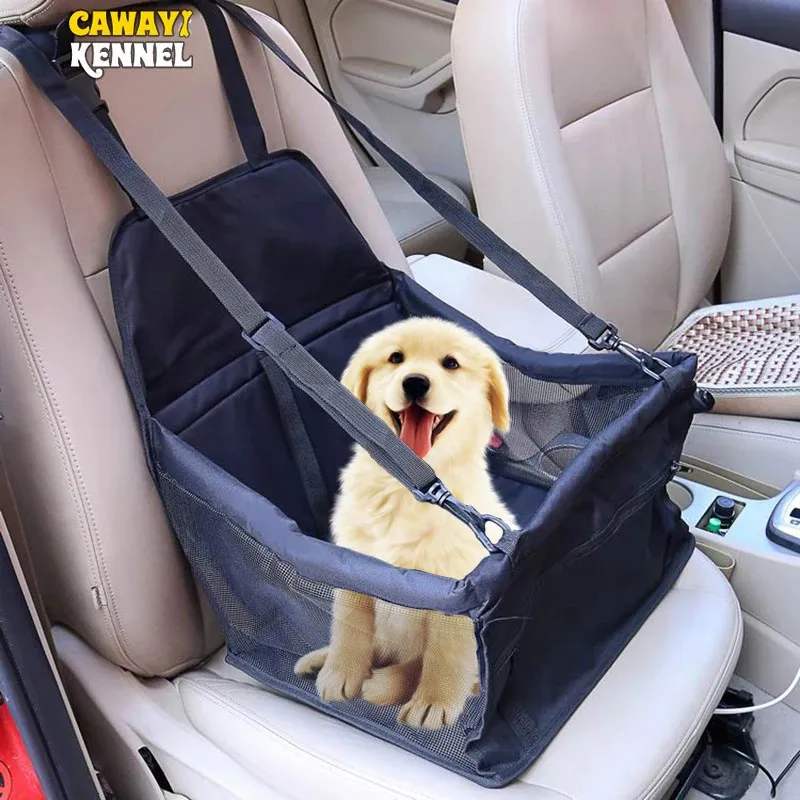 CAWAYI KENNEL Travel Dog Car Seat Cover Folding Hammock Pet s Bag Carrying For Cats Dogs transportin perro autostoel hond 240312