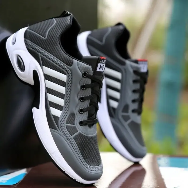 Sneakers Buty wulkanizowane mężczyźni tłumienie Bounce Boys Sneakers Spring/Autumn Wygodne trampki męskie buty 2021 Wiosenne kliny buty