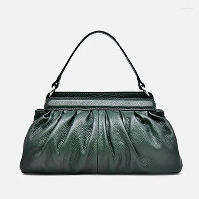 Totes dames lederen tas Luxe designer handtas Dames echte koeienhuid tas