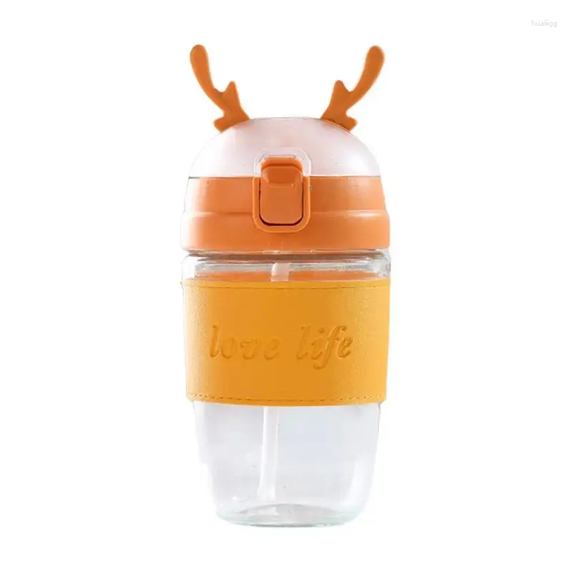 Garrafas de água Sports Bottle 400ml Gym para homens corrida portátil ao ar livre à prova de vazamento