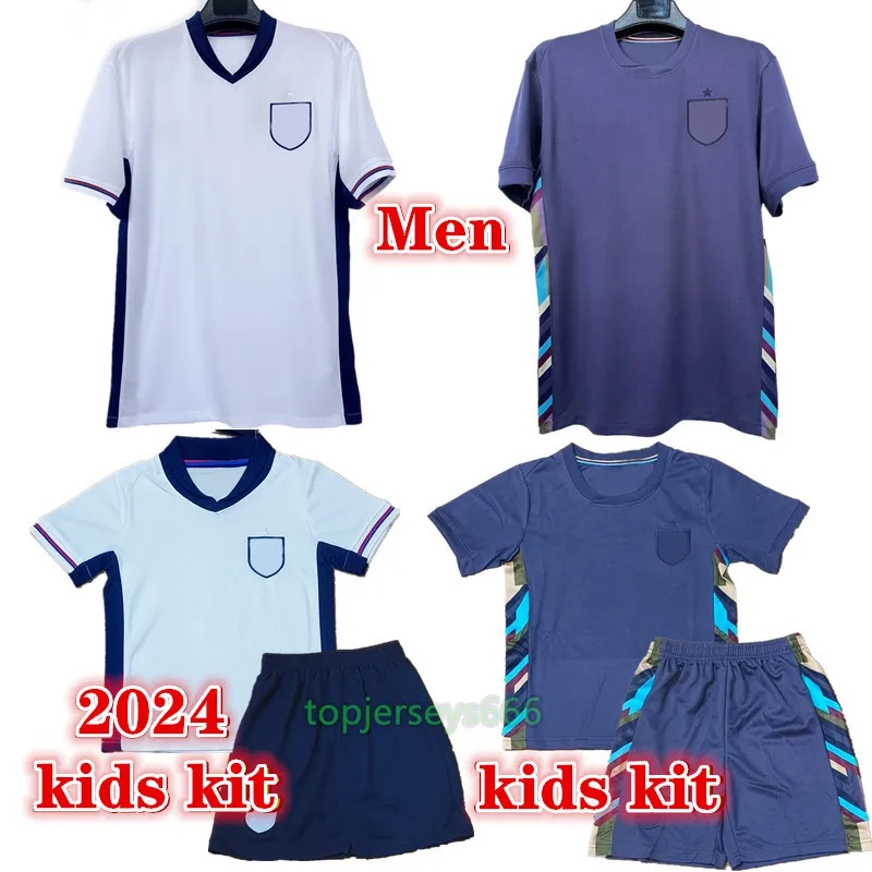 Nuovo 2024 2025 EnglandS maglie da calcio per bambini kit di calcio 24 25 Mens BELLINGHAM SAKA RASHFORD STERLING GREALISH KANE maglia da calcio maglia