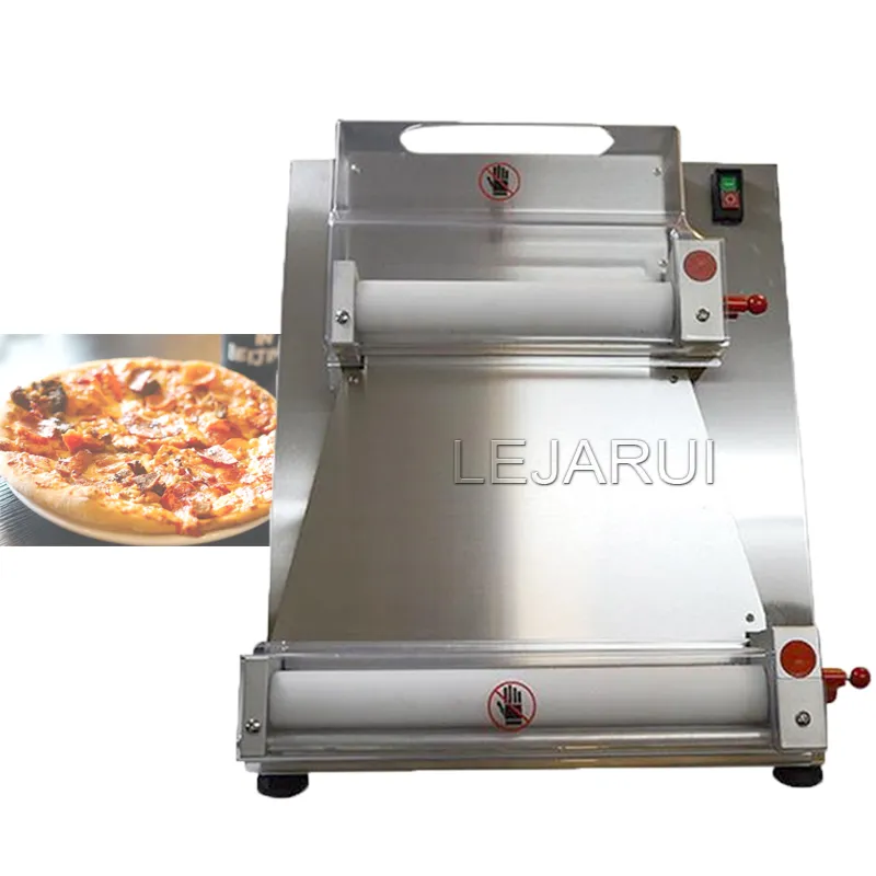 15-Zoll-Pizza-Teig-Roller-Rollmaschine, Pizza-Pressmaschine, elektrische Teigausrollmaschine, Rollmaschine