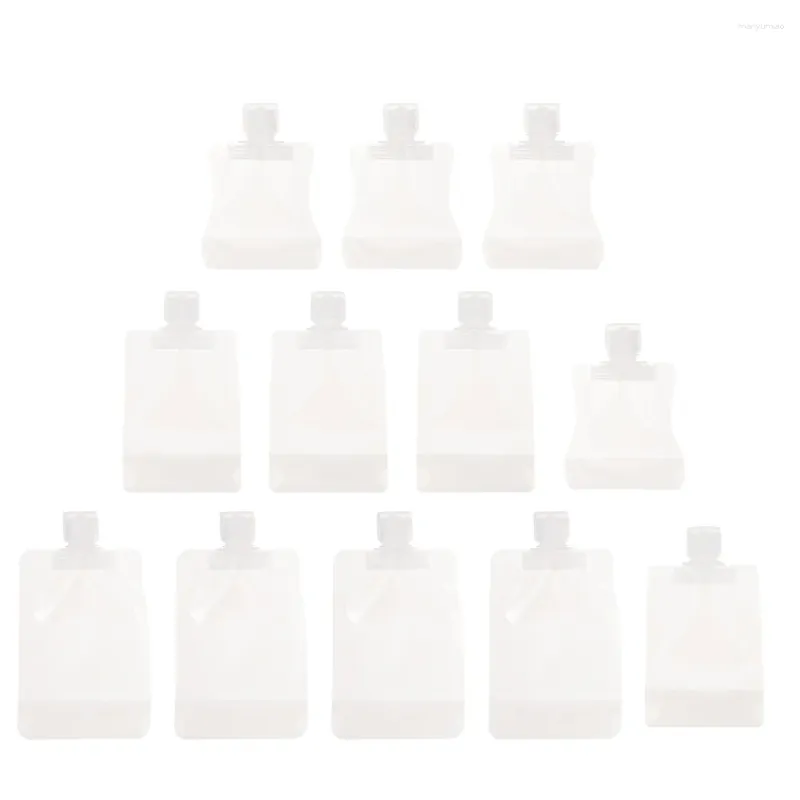 Bouteilles de rangement sac de lotion échantillon de voyage de voyage shampooing portable aspiration pratique dispensateur Essence Cream Sub shampooer
