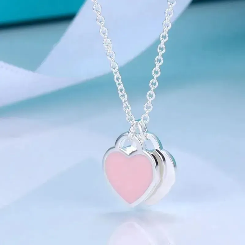 Nieuwe familie liefde cadeau ketting 18K vergulde fijne sieraden ontwerper luxe ketting herfst nieuwe eenvoudige mode kerstmis roestvrij staal