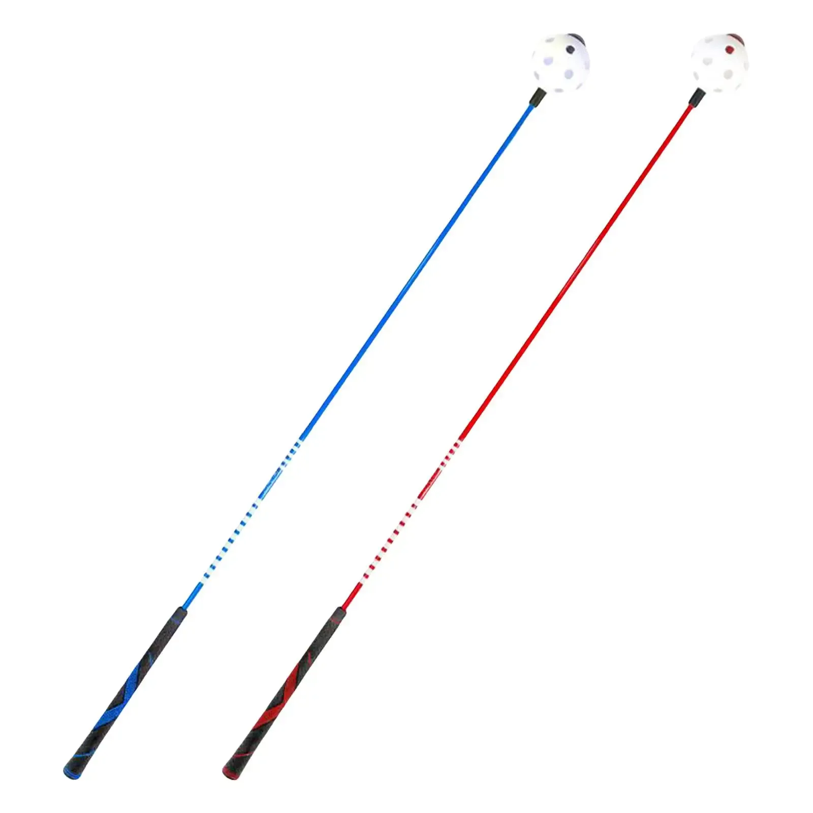 AIDS Golf Swing Trainer Portable Rod Bekväm greppträning Hjälp Uppvärmningsutrustning för balans Tempo Speed ​​Rhythm Övning