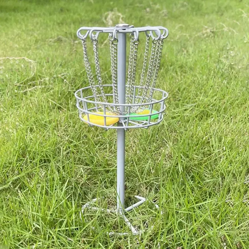 Aides Panier de Golf à Disque Portable, Championnat d'entraînement de Cible de Golf à Disque, Panier de Pratique de Golf Robuste approuvé pour l'arrière-Cour