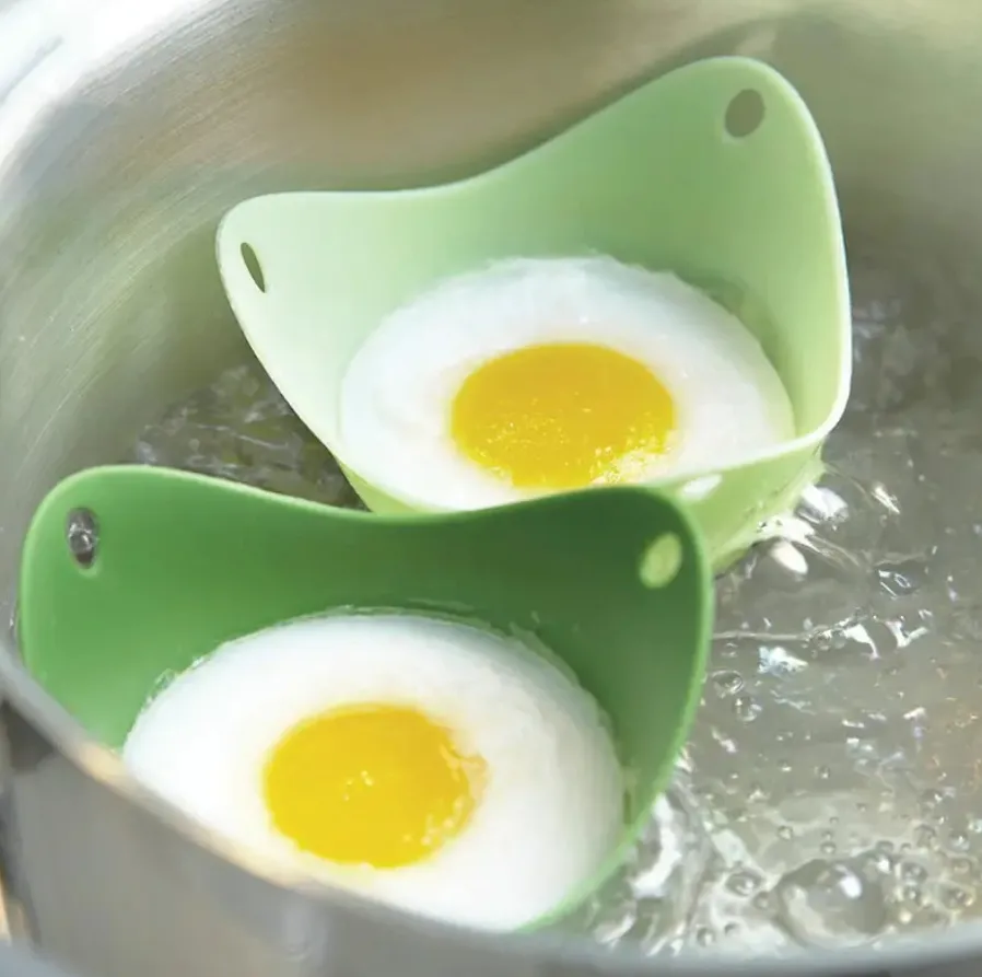 Cazador Furtivo De Huevos De Silicona (4 Piezas): Desayunos Perfectos Sin Ensuciar Ni Pegar