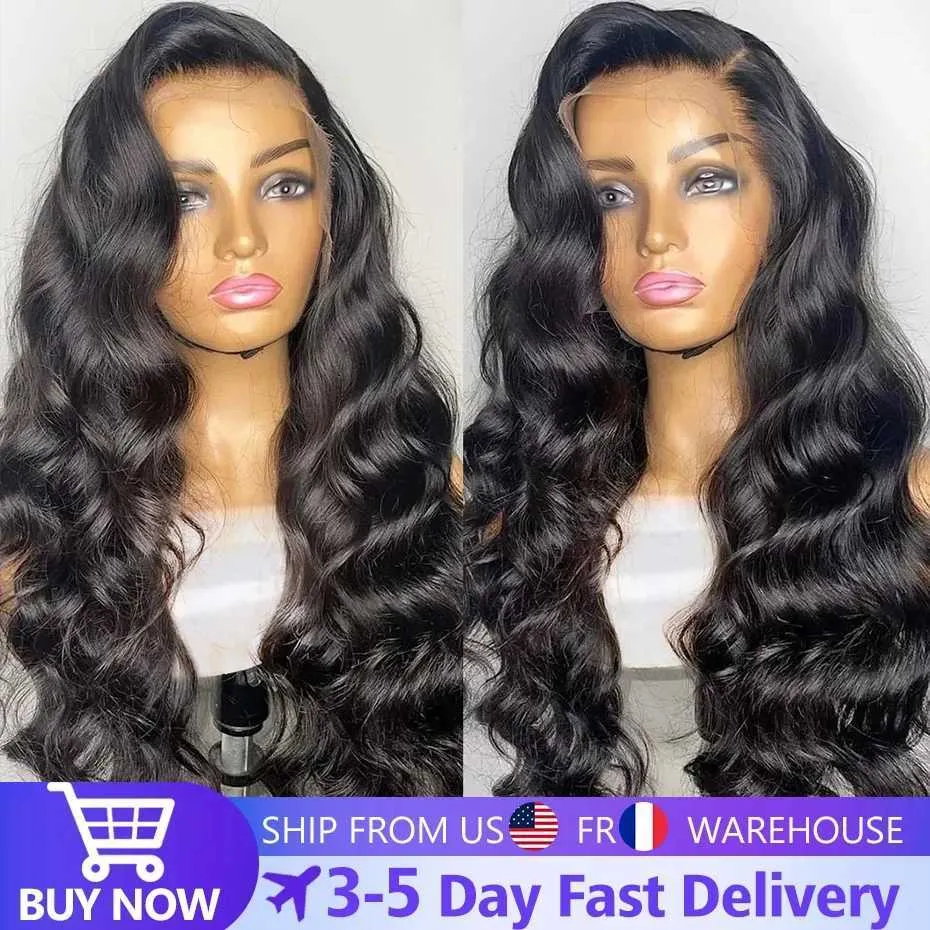 Syntetiska peruker Human Chignons 30 tum 13x4 13x6 Body Wave Spets Front Wig Human Hair Pre Plucked Indian Human Hair Lace Frontal Wigs For Women Jarin Hair 240329