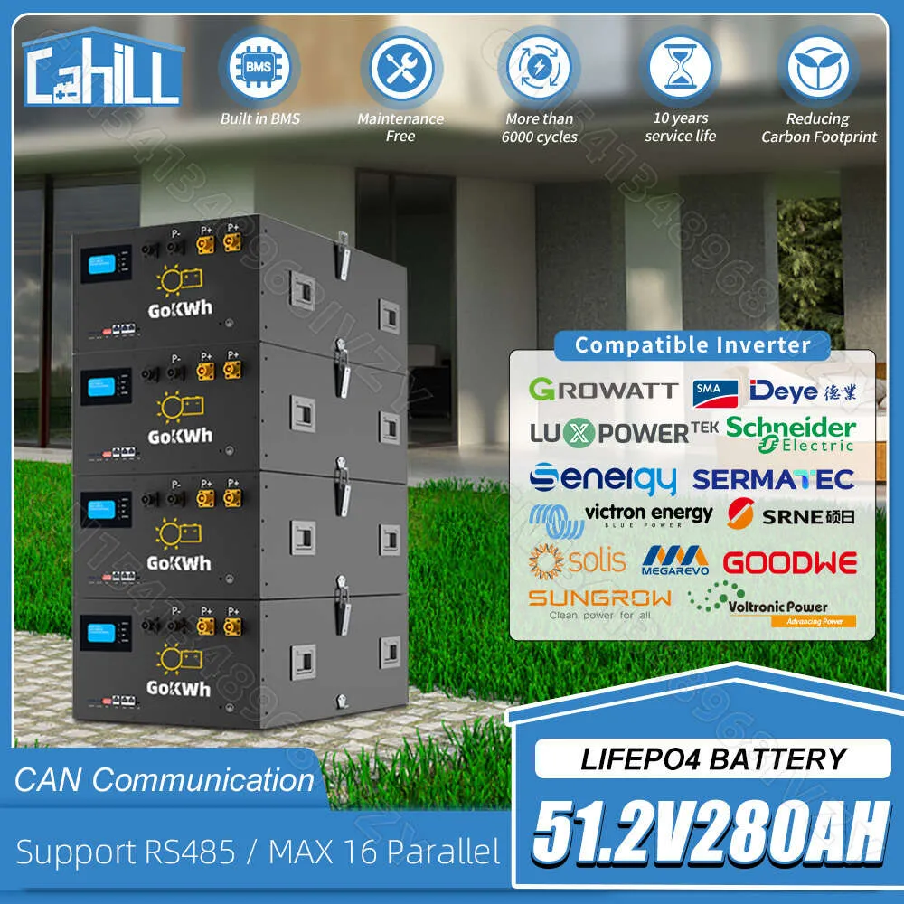 48V 280AH Lifepo4 Battery Pack 51.2V 11.34KW 16S BMS... From ...