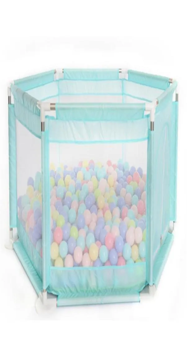 Crianças039s hexagonal playpen playard brinquedos lavável oceano bola piscina conjunto para bebêscriança recém-nascidoinfantil rastejando seguro1759596