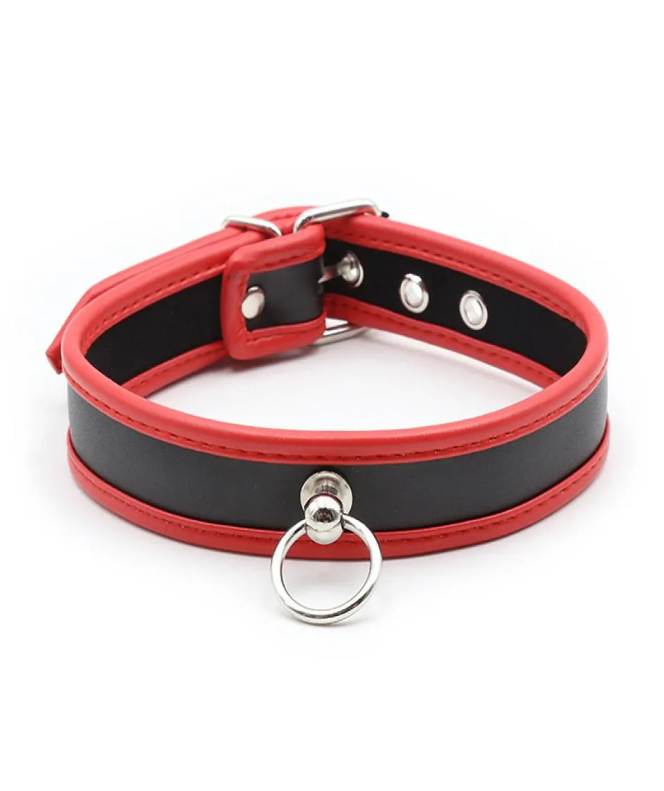 Bdsm PU Leather Dog Slave Collar Bondage Belt In Adult Games For Couples Fetish Sex Toys For Women3992165