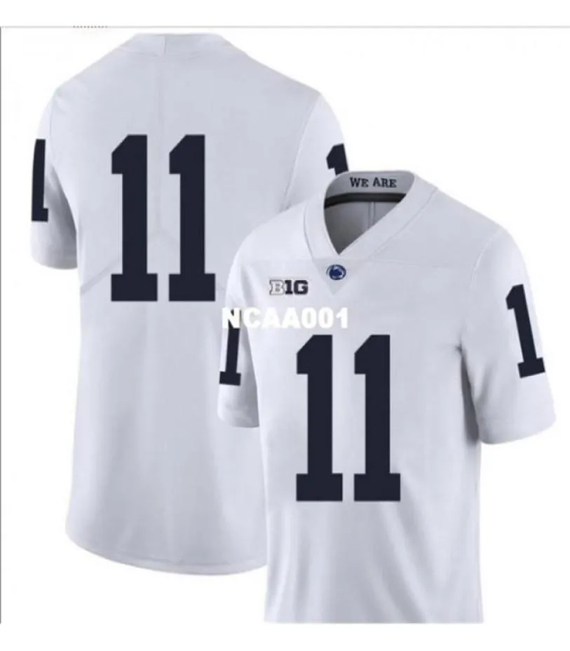 001 Penn State Nittany Lion Micah Parsons 11 real Full embroidery College Jersey Size S4XL or custom any name or number jersey6419994