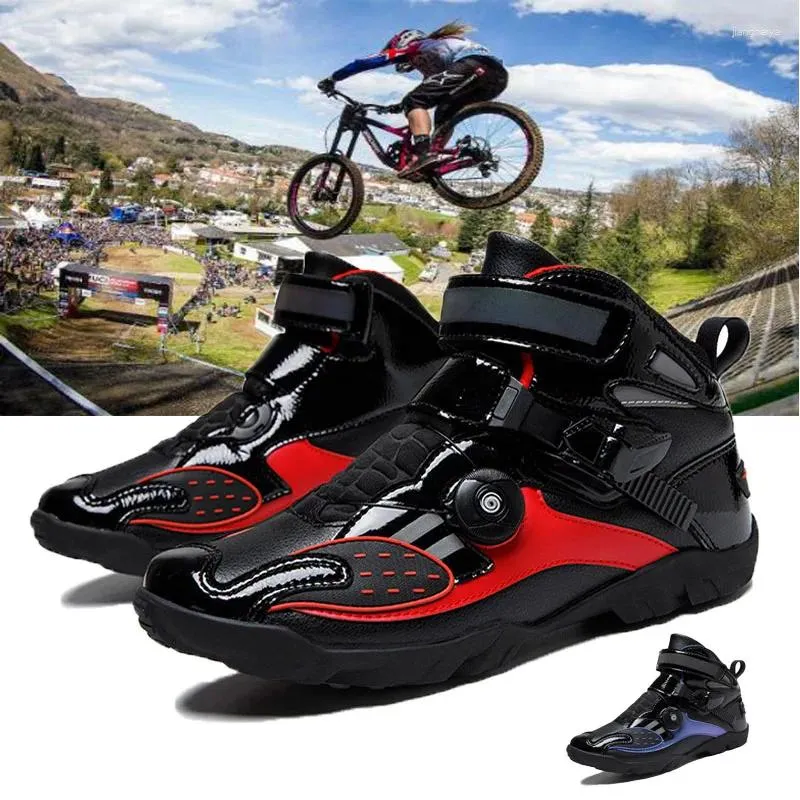 Cycling Shoes Mountain Bike Riding For Men And Women High-top Thickened Warm Winter Non-locking Road Non-slip