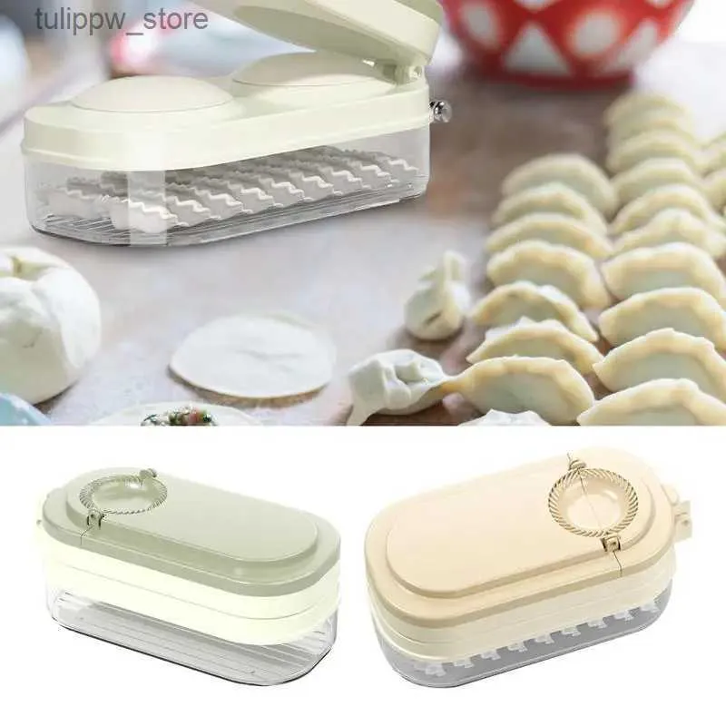 Baking Moulds 3 In 1 Dumpling Maker And Wrapper Mold Dough Rolling Pin Empanada Press Set Manual Pastry Mould Kitchen Tools Dumpling Press L240319