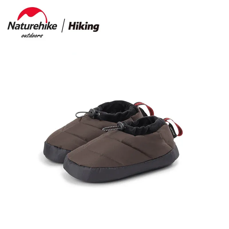 Clothings Naturehike Upgrade Duck Down Low Top Camp Shoes Winter Plush Warm Indoor Casual Shoes Waterproof And Windproof Warm Shoes Adult