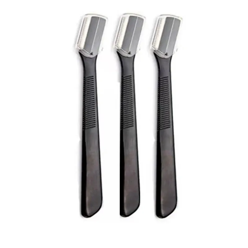 3 Pz Rasoio sopracciglia Viso Rasoio Sopracciglio Portatile Lame Rasoio Coltello Rimozione Dei Capelli Set Trucco Sopracciglio Profiler Strumenti