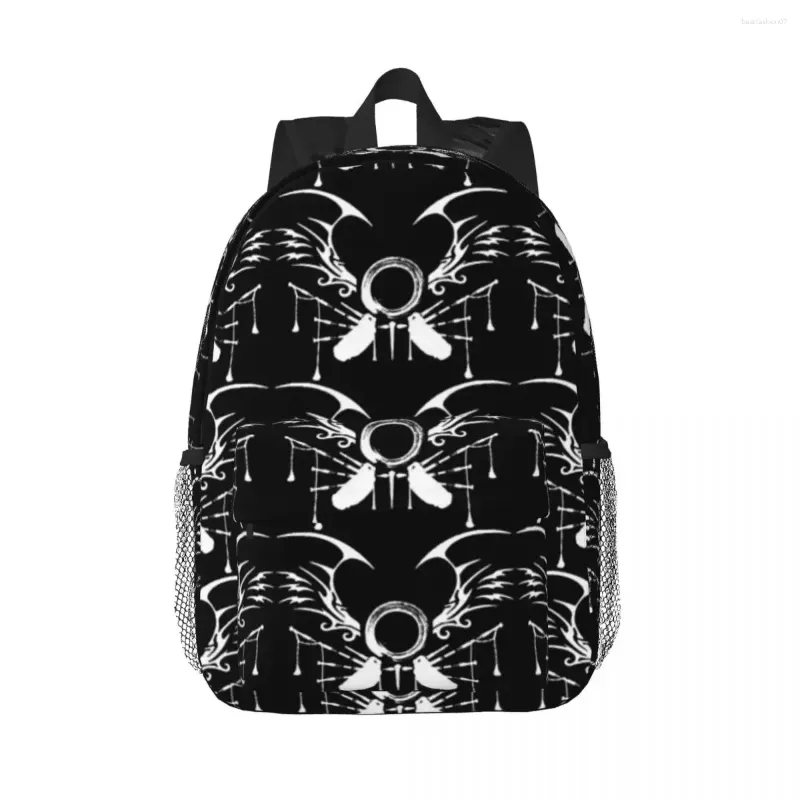 Backpack Tartanic Black Background Teenager Bookbag Casual Children School Bags Travel Rucksack Shoulder Bag Large Capacity