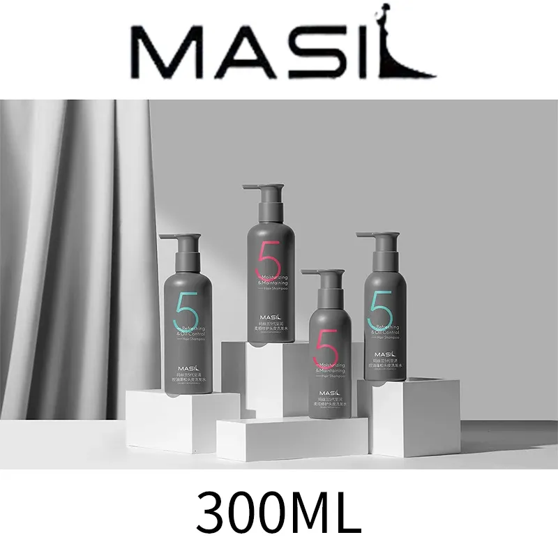 Shampoos MASIL Korean Original 5th Generation Shampoo Oil Control Fluffy Soft Repair Ccalp Mild Refreshing Nourishing Treatment Shampoo