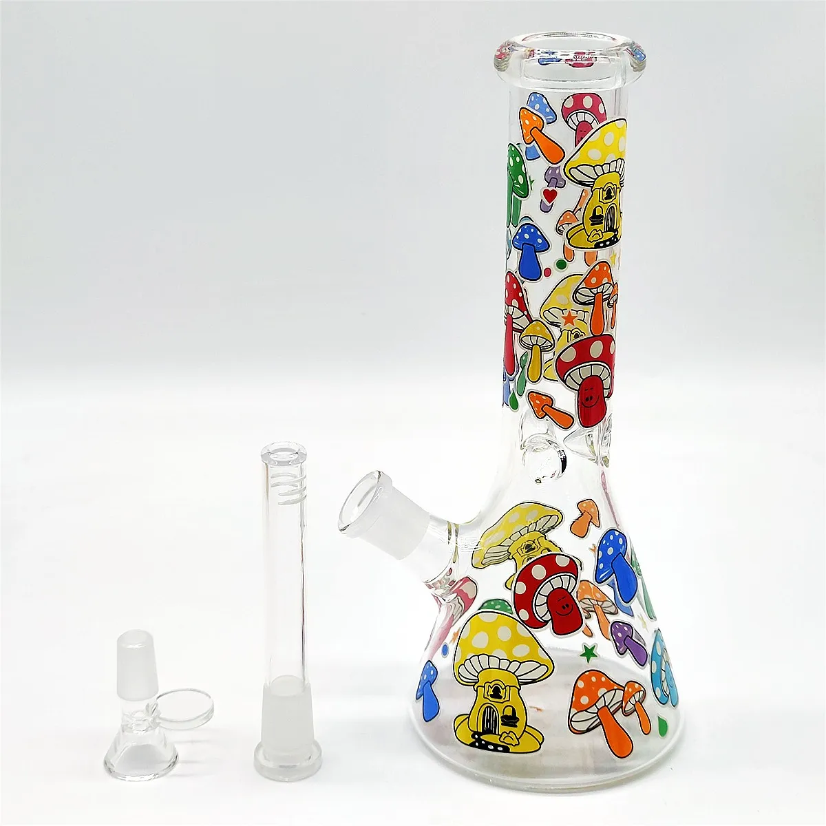 Bong in vetro da 10 pollici Bong Varietà Design Heady Bong Narghilè Traingle Piattaforme petrolifere Bubbler Pipa ad acqua Bong Tabacco da fumo Tubi fumo Bong Bottiglie Dab Rig Ciotola da 14 mm