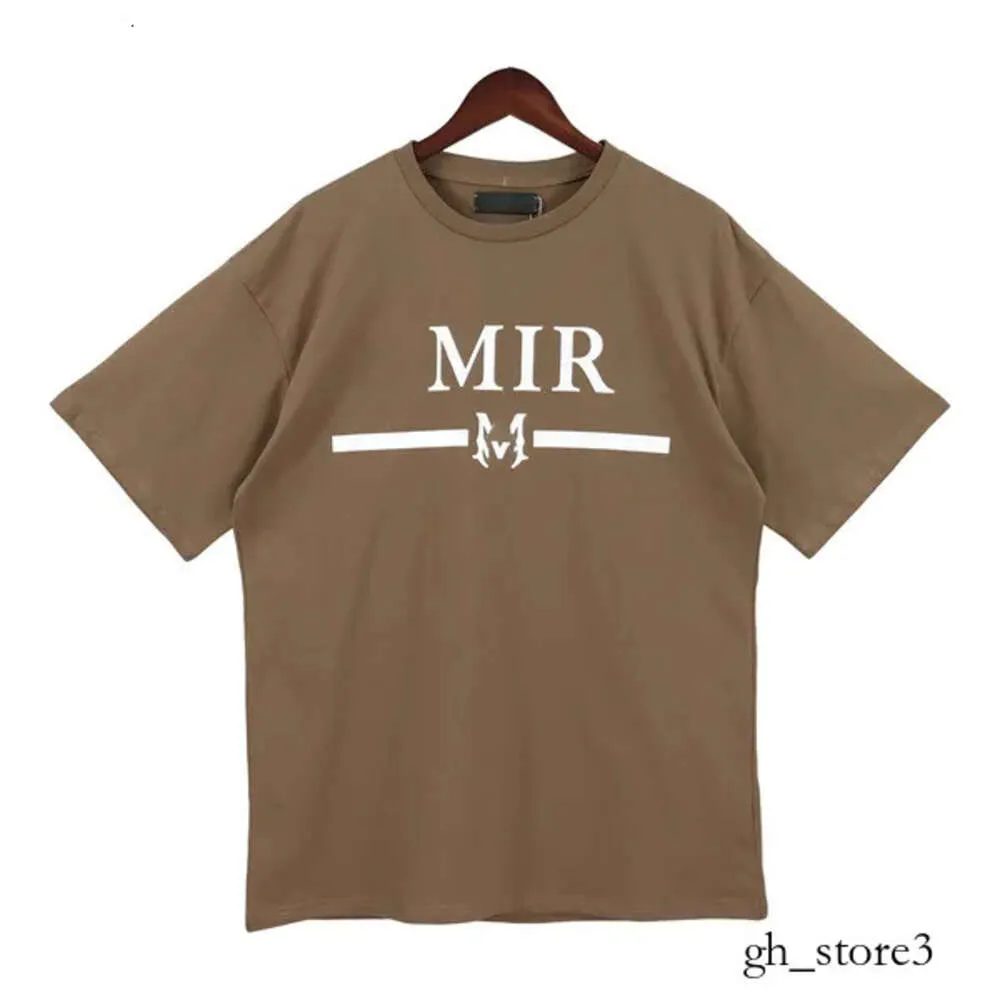 Designer A Miri Mens Tshirt Womens T Shirt Par Street Fashion Brand Shirt Tryck Amirs Kort ärm Casual Loose Men's T-shirt Rund halsstorlek S-XL 765 483