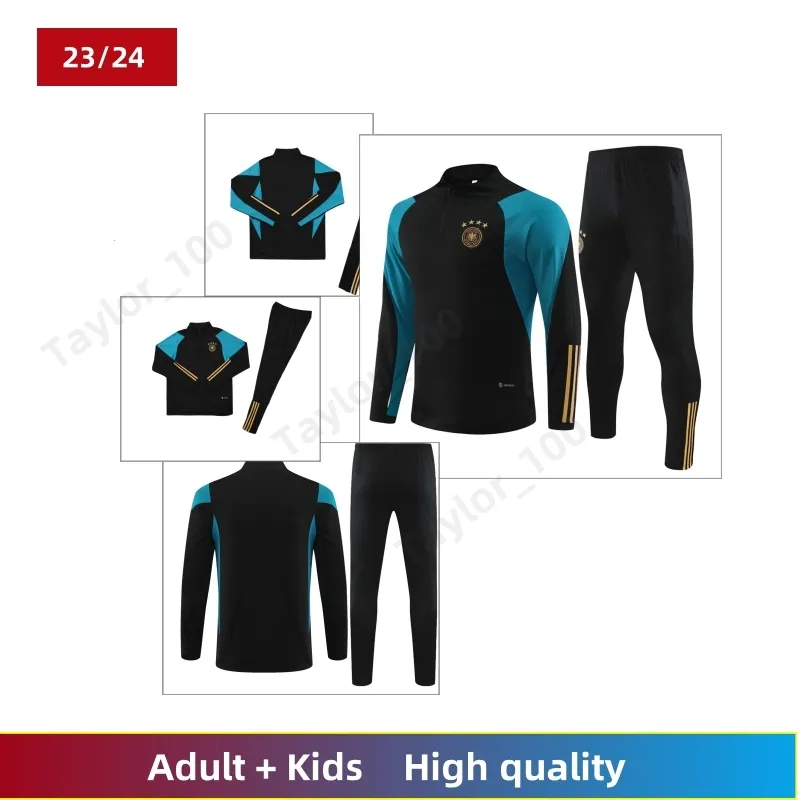 23/24 Tyskland Hummels Gnabry Fotbollsträning Uniform Kroos Werner Draxler Reus Muller Gotze Men Football Shirts Kids Kits Jogging Suit