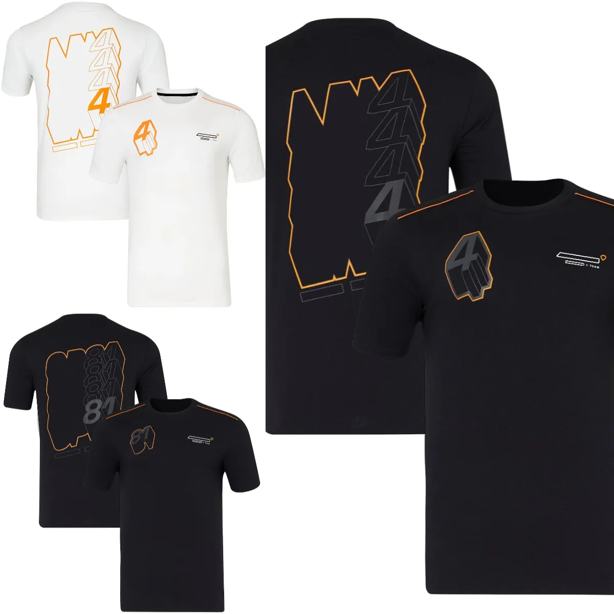 F1 2024 Team Driver T-shirt Unisex Formula 1 Racing Fans T-shirt Summer Black White Men Breathable T-shirt Jersey Plus Size Custom