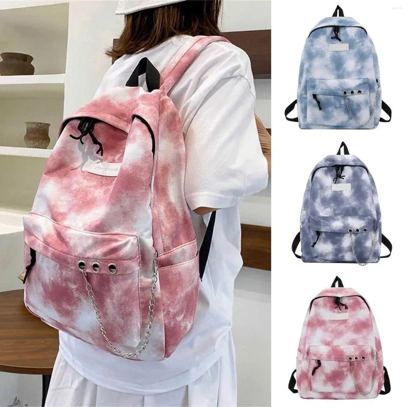 Sacs d'école décontracté toile femmes hommes sac à dos sacs à dos d'ordinateur portable cartable fermeture éclair étudiant haute couture attachement pour