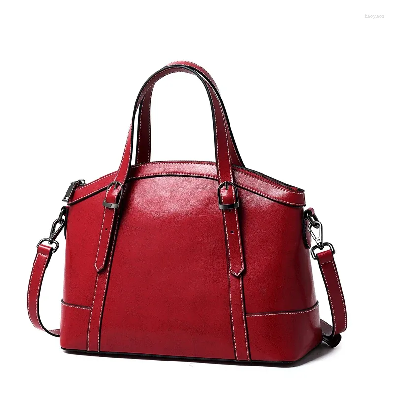 Sacos de noite andong bolsa para mulheres meninas genuíno couro de vaca moda ombro sling saco alça superior casual escritório senhoras bolsas