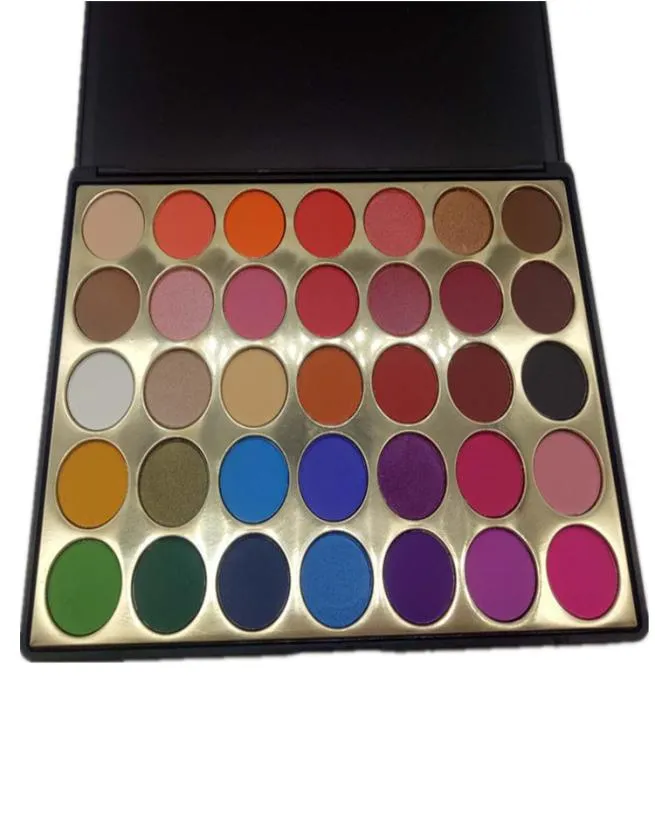 35 kleuren oogschaduw professionele oogschaduw multi gekleurde parelmoer make-up combinatie oogschaduwpalet Geen vervaging8536354