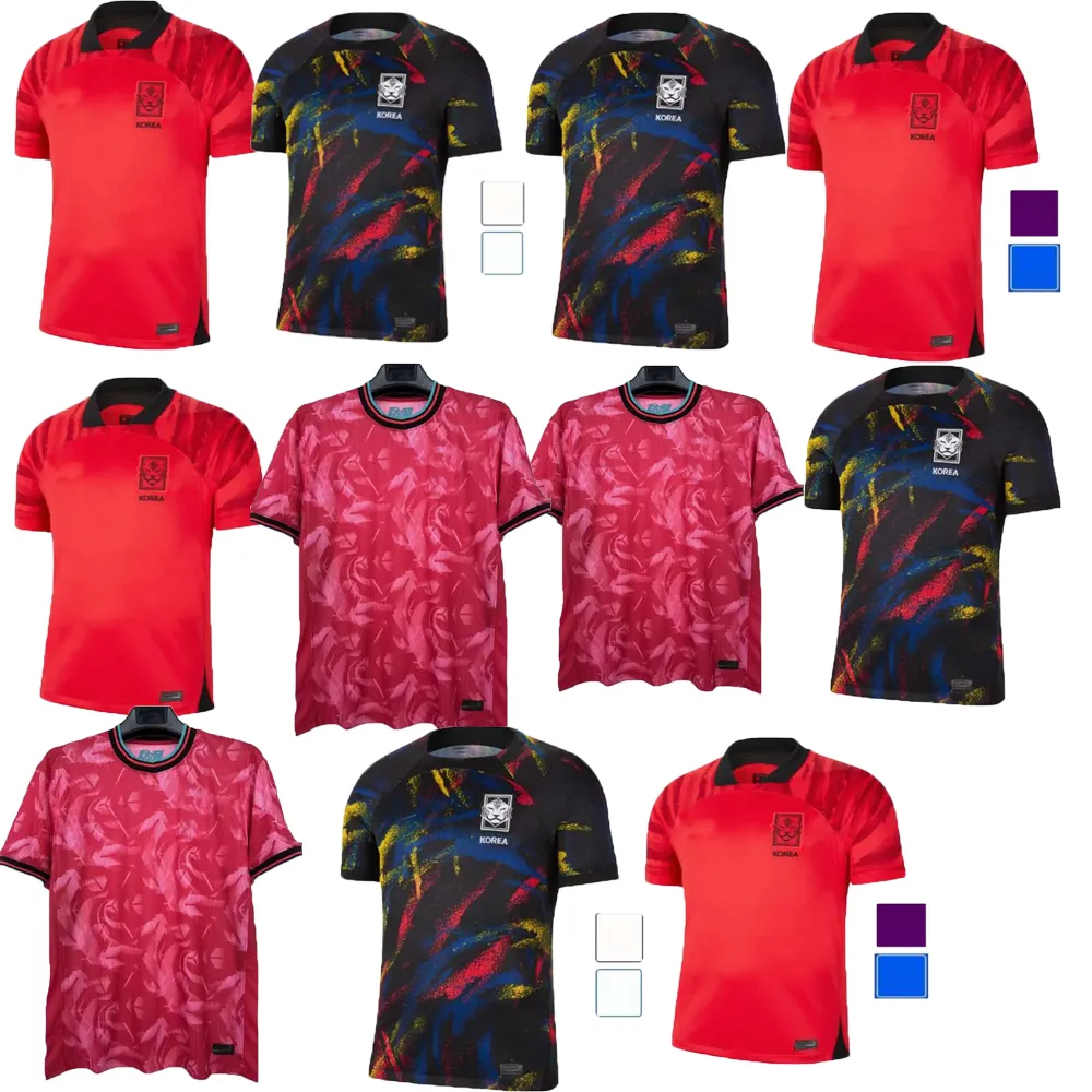 2024 Sydkorea Soccer Jerseys Men Kit H M Son National Team Hwang Lee 23 24 Fan version 2023 Fotbollskjorta uniform