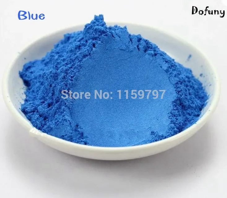 Shadow Blue Color DIY Eyeshadow Makeup Powder Dail Polish Powder Pearlescen