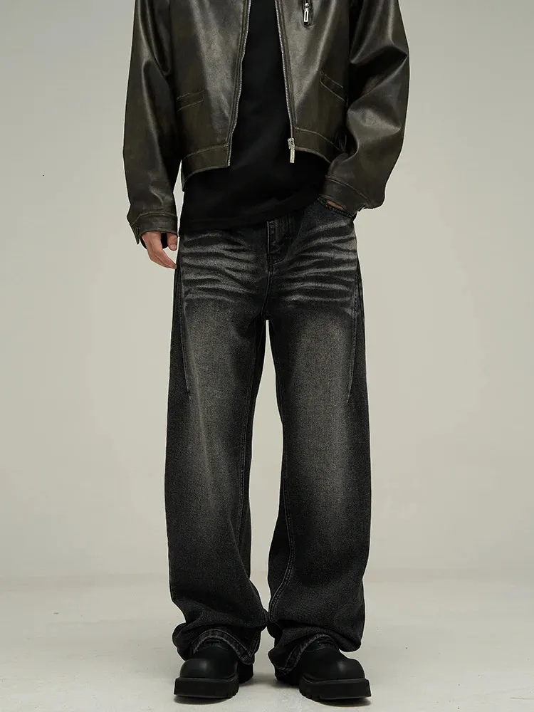 Amerikaanse Jeans Heren China-Chic Design Sense Klein publiek high street schurk knappe eersteklas broek liefhebbers streetwear 240319