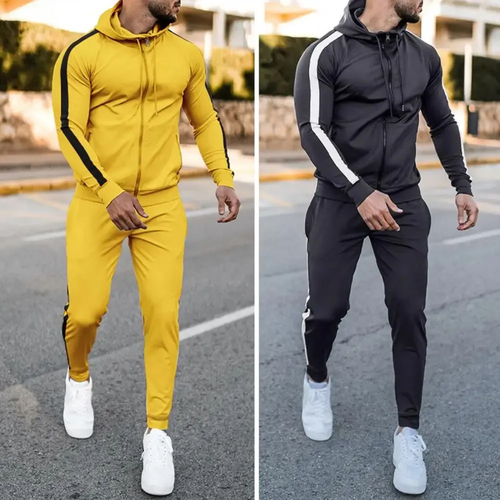 Chandal Para Hombre Conjunto De 2 Piezas Sudadera Pantalones Deportivos Ropa Deportiva Sudaderas Con Cremallera Ropa Informal Para Hombre Ropa Para Hombre Talla S 3XL 240306 De 25 86 DHgate