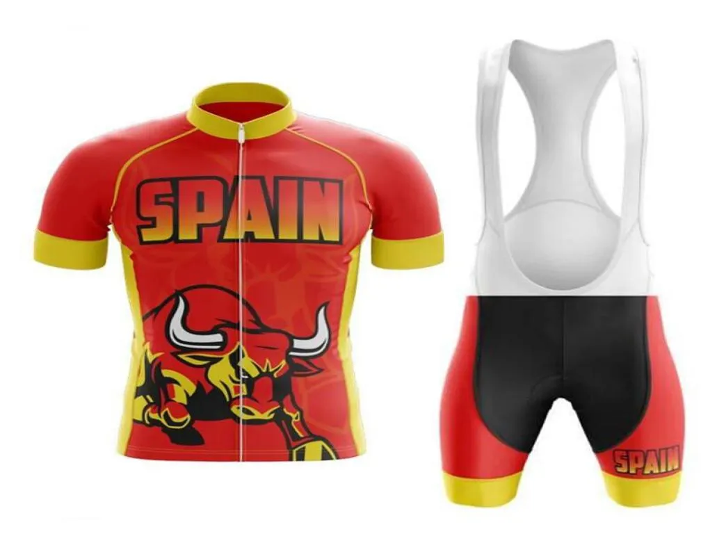 2020 Spain New Team Cycling Jersey Customized Road Mountain Race Top max storm Summer Wear Cycling Clothing3079023